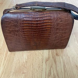 Vintage Lesco Alligator Handbag